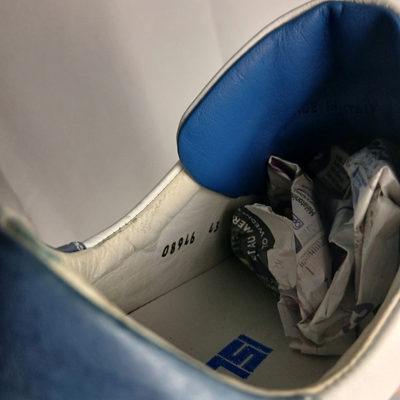 INTENSI Men Shoes Size 43 = 10-10.5 US White Leather Made In Italy - Picture 10 of 10